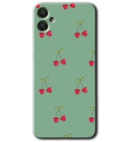 Galaxy A05 Kılıf HD Desen Baskılı Kılıf - Kiraz Berry