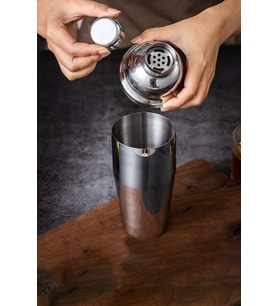 Komple Çelik 500 ml Shaker Kokteyl Hazırlama Kabı Bardağı cin344