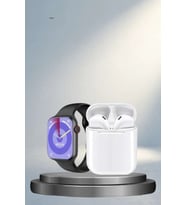 Fonksiyonel Akıllı Saat Gümüş Kasa 45 mm Kulaklık Hediyeli