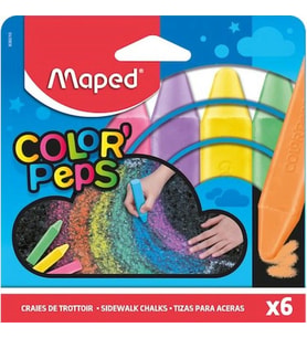 MAPED 936010 DIŞ MEKAN-YER TEBEŞİRİ RENKLİ