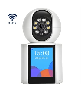 ApronX 2K WiFi Akıllı Bebek Güvenlik Kamerası Ekranlı 360° PTZ Hareket Takip Type-C 5V