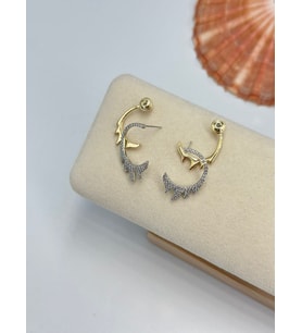 Çift Kullanım Minimal Küpe (Çelik)