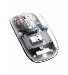 Kablosuz Mouse Fare Şarjlı Bluetooth Wireless Çift Modlu Sessiz