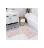 Rovigo Home Dijital Baskılı 2'li Banyo paspas Takımı RVG5214 (Pembe)