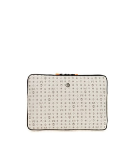 Bilik Deri Monogram Bej Unisex Laptop & Evrak Çantası LAPTOP-MN 15,6"