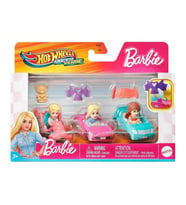 Hot Wheels Racerverse Barbie 3 lü Araba Seti JDG45-JDG48