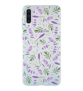 PrintiFy Samsung Galaxy A50 ile Uyumlu 1mm Slim Fit Water Color 3 Baskılı Şeffaf  Kılıf