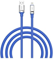 3.4A Lightning Şarj Ve Data Kablosu Mavi Sc-64