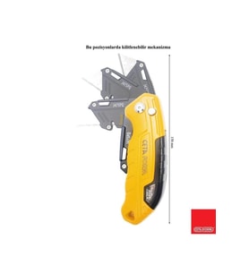 CETA FORM 158 Mm Katlanır Maket Bıçağı Trapez Tip J47spq