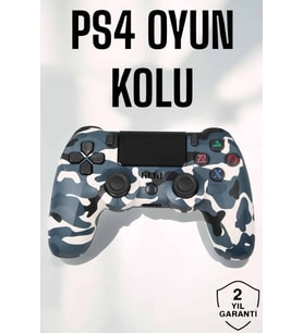 Ps4 Oyun Kolu Kamuflaj Desenli Joystick