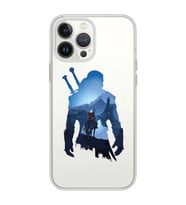 Iphone 12 PRO Uyumlu The Witcher Tasarımlı Şeffaf Telefon Kılıfı