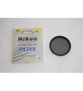 Nikon 62mm CPL Polarize Filtre – Nikon D3500 D5600 D7500 Z50 Uyumlu  AF-S 35mm 1.8G DX, 18-140mm Lensler İçin Circular Polarizer