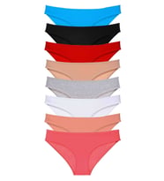 8 adet Süper Eko Set Likralı Kadın Slip Külot Set 2
