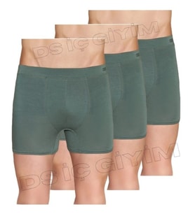 BERRAK 4434 ERKEK LİKRALI MİCRO MODAL BOXER 3 ADET