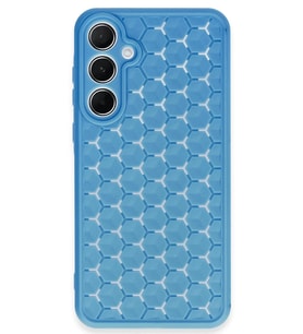 Durukar® Samsung Galaxy A25 5G Kılıf Petek Silikon Kapak - Mavi