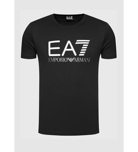 EA7 Erkek Bisiklet Yaka Tişört 3KPT12 PJ7CZ U006063 - SIYAH (Siyah)