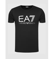 EA7 Erkek Bisiklet Yaka Tişört 3KPT12 PJ7CZ U006063 - SIYAH  (Siyah)