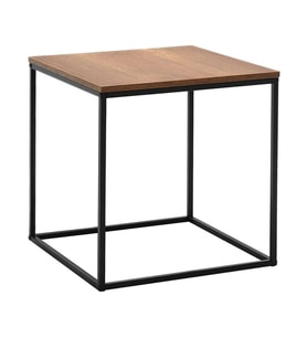 Adore Mobilya Profile Köşe Sehpa - Koyu Ceviz (Oslo Ceviz) 50x52x50 cm (GxYxD)