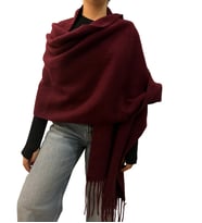 Pofuduk Şal Modelleri (Bordo)