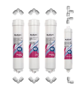 Suzukı Technology 12 Inç Kapalı Kasa Su Arıtma Cihazı Membransız Tam Set (4 Filtre)