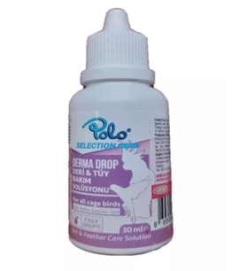 Polo Derma Drop 30ml Kuş Bit Pire Ense Damla ( Deri & Tüy Bakım ) Skt: 01/2028
