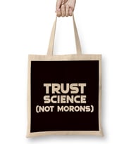 Trust Science Scientist Math Chemistry Nerd Geek Computer-2 Bez Çanta Uzun Saplı
