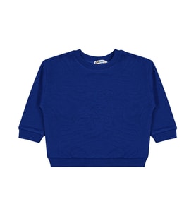 Civil Boys Dinozor Nakışlı 2-5 Yaş Sweatshirt - Mavi