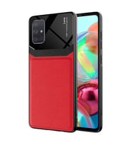Samsung Galaxy A71 Kılıf Parlak TPU Emiks Kapak (Kırmızı)