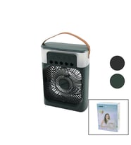 HAVA NEMLENDİRME - FAN - GECE LAMBASI MASA ÜSTÜ ULTRASONİK VANTİLATÖR 360 DERECE USB ŞARJ 3KDM HIZ (5343)