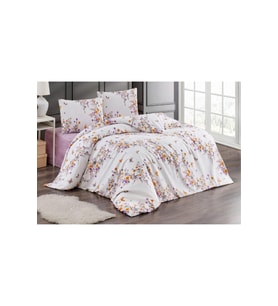 Çift Kişilik Nevresim Takımı 200x220cm 4 Yastık Kılıfı Lastikli Çarşaflı 160x200+30