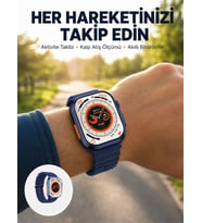 Ultra Akıllı Saat 2.05 İnç Büyük Ekran Bluetooth Aramalı Ip67 Yeni Nesil