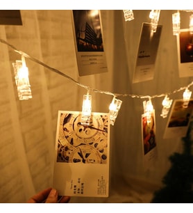 Işıklı Mandallı Fotoğraf Albümü 5M - 30 LED