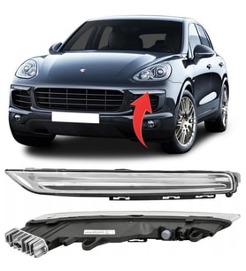 Porsche Cayenne 2015-2017 Sol Gündüz Farı Led 95863118130