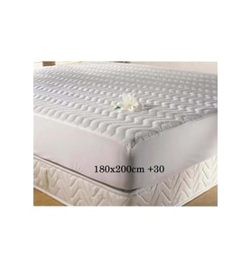 Özdilek Kapitoneli Fitted Pamuklu Sıvı Geçirmez Battal Çift Kişilik Alez (180x200+30)