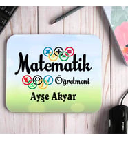 Matematik Öğretmenine Hediye İsimli Mouse Pad (STD)