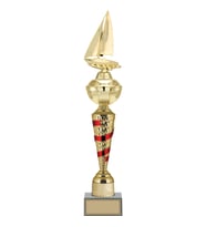 ODAK KUPA - Figürlü Kupalar - Yelken Figürlü Kupalar FG-077 B - 56 cm