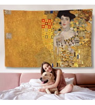 Gustav Klimt - Altınlı Kadın Duvar Örtüsü - The 'Woman in Gold'-7088