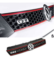 Volkswagen Polo 6R GTi Kırmızı Şeritli Ön Panjur 2009-2014