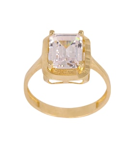 Cigold Taşlı Yüzük 14 Ayar Altın 2.68 Gr OA-C11501029004
