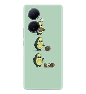 Vivo V29 Lite Kılıf Desenli Silikon Avokadılar 1352