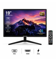 MN6 IRN-Q19WS 19 İnç Full HD LED Monitör 1920x1080 60Hz HDMI VGA 3 Rca Ses Çıkışı Düşük Mavi Işık Bilgisayar Monitörü