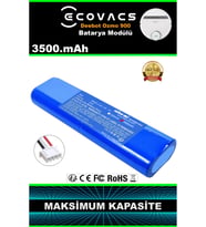 Ecovacs Deebot Ozmo 900 3500mAh Robot Süpürge Bataryası - Gerçek Kapasite, Maksimum Güvenlik
