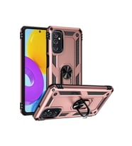 Samsung Galaxy M52 Uyumlu Kılıf Zore Vega Kapak (Rose Gold Altın)