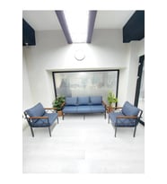 Safir Balkon-bahçe-kafe Çay Seti Koltuk Oturma Takımı-oturma Grubu