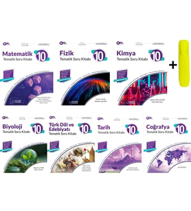 Palme Yayınları 10. Sınıf Tüm Dersler Tematik Soru Kitabı Seti Yeni