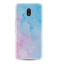 Xiaomi Redmi 8A 8 Pro 9C 9T 10C 11T Pro Kılıf Desenli Silikon Pink Blue Abstract 1385