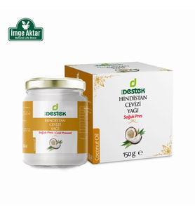 Destek Hindistan Cevizi Yağı 150 gr - %100 Doğal ve Yenilebilir