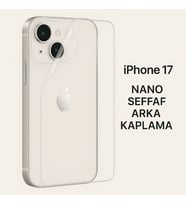 Lensun Nano Şeffaf Arka Kaplama – iPhone 17
