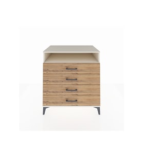 Kronos Şifonyer Tek Raflı 4 Çekmeceli 88x59x96 Aytaşı-Çam