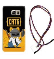 Samsung S7 Edge S20 Fe Plus Ultra S21 S22 Kılıf Boyun Asklı Rasta Silikon Cat G 1677
